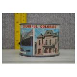Vtg 'Colorful Colorado' Souvenir Tin Cup