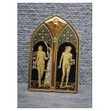 Decorative Tabletop Plaque w/Arch DualPanel Design