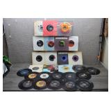 Collection of Vtg 7-inch 45 RPM Vinyl Records