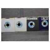 Four Vtg 7-inch 45 RPM Vinyl Records