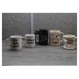 Vtg Novelty Mug Lot 5 - Cup Collection