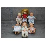 Lot of Small-Scale Baby & Toddler Dolls-1970/80s