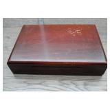 Silverplate Flatware Set With Wood Box