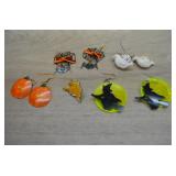 Assorted Halloween Earrings and Pin