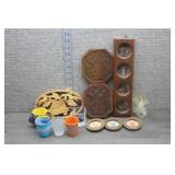 Lot of Vtg Wooden Crafts & Small Souvenirs