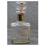 Vtg WL Weller Bourbon Glass Decanter Bottle