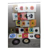 Collection of Vtg 7-inch 45 RPM Vinyl Records