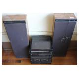 Vtg 1980s York All-in-One Stereo System