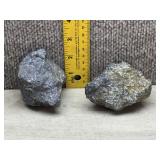 Raw Pyrite & Galena Mineral Specimen Lot