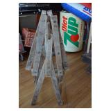 Antique Wooden Folding Laundry Drying Rack
