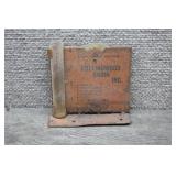 Vtg Collingwood Grain Metal Rain Gauge