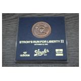 1985 Stroh's Run For Liberty II Medal Plaque
