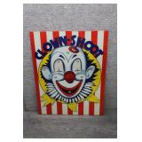 Vtg Clown-Shoot Target & Baseball Dart Game Boards