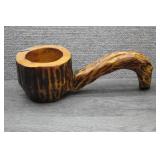 Vtg Novelty Giant Smoking Wood Planter