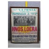 1984 Nuevo Laredo Charro Poster Framed