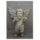 Vintage Hand-Carved Wooden Angel