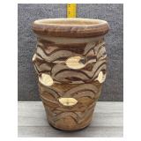 Studio Pottery Clay Orchid Planter Pot