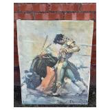 Carlos Ruano Llopis Vtg Matador Painting