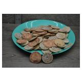 Vtg Wooden Advertising Token & Milk Cap Lot