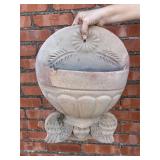Concrete Angel Cherub Wall Pocket Planter