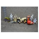 Vtg Star Wars Action Figures & Toy Vehicle Lot