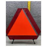 Vtg Slow Moving Vehicle SMV Safety Sign