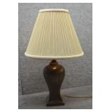 Stiffel TL-N8705-RB Brass Table Lamp With Shade