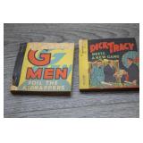 Antique Dick Tracy & G-Men Big Little Books Lot