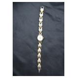 Ladies Bulova Watch, Silver/Gold Tone Chain Band
