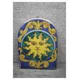 Vietri First Stones Sicilian Sun Wall Plaque
