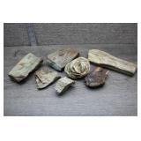 Petrified Wood & Desert Rose Rock Specimen Lot