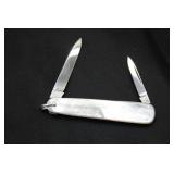 Vtg Mother of Pearl 2-Blade Pocket Knife