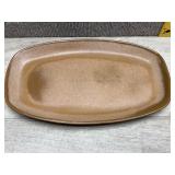Mid Century Vtg Frankoma Ceramic Oval Platter