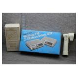 Vtg Vacuum Brush, Intercom, and Fan Light Vacuum