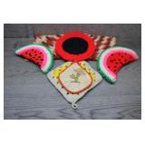 Vintage Crocheted Hot Pads