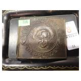 TIFFANY WILL RODGERS BELT BUCKLE