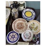 2 TRAYS FAIRWINDS, CRANBURY, MIKASA CHINA