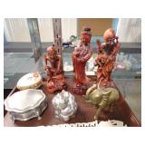 BONE & ROSEWOOD PEWTER PCS