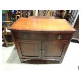 BAKER FURNITURE BOW FRONT CABINET