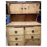 FARMHOUSE BAKER'S CABINET 65x26x51