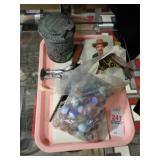 MARBLES, FIGURINES, TRADING CARDS, MORE