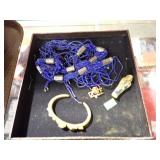 ORIENTAL BEADED NECKLACE, BRACELET