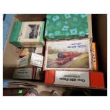 BOX OF VINTAGE PUZZLES