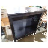 BLACK PAINTED BOOKSHELF 31x37
