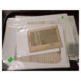 EARLY BILLS, PAPER & EPHEMERA