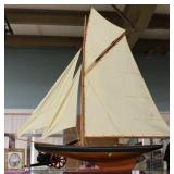 LG WOODEN SAILING SHIP 45x47