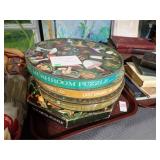 4 VINTAGE CIRCULAR PUZZLES