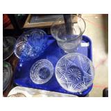 4 PCS ART GLASS, 2 WATERFORD