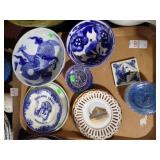 ORIENTAL BOWLS, CHINA PLATES, MORE