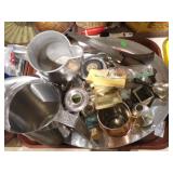 PLATED PCS, BONE HANDLED KNIVES, MORE